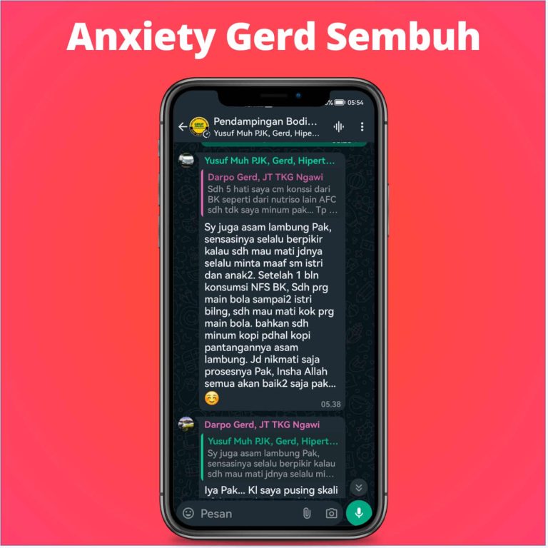 Testimoni GERD Anxiety Sembuh
