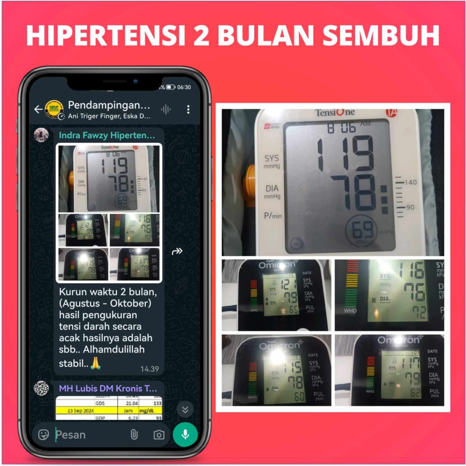 Testimoni Hipertensi 2 Bulan Sembuh